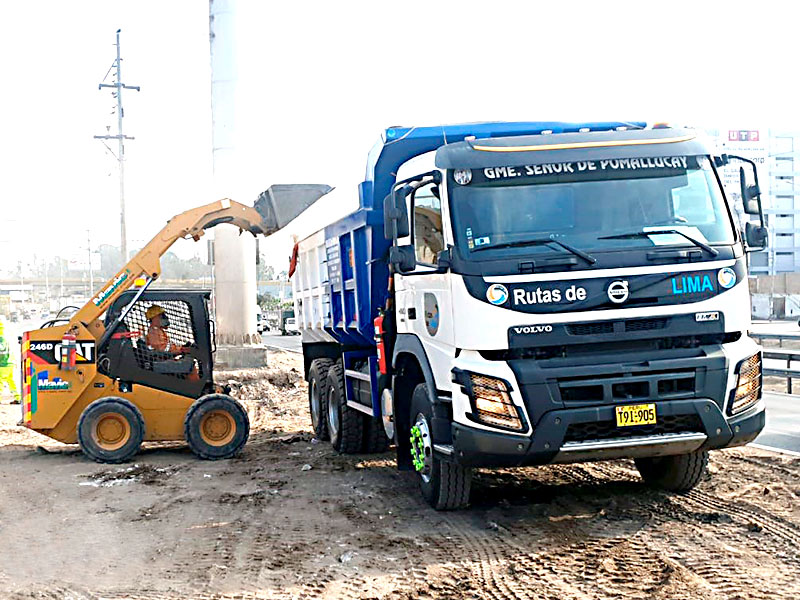 Servicio de residuos sólidos de construcción y demolición